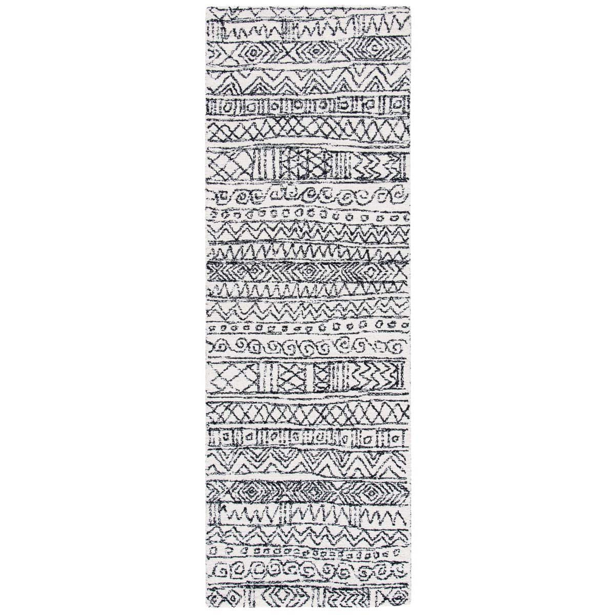 Safavieh Micro-Loop 228 Rug, MLP228 - Ivory / Black