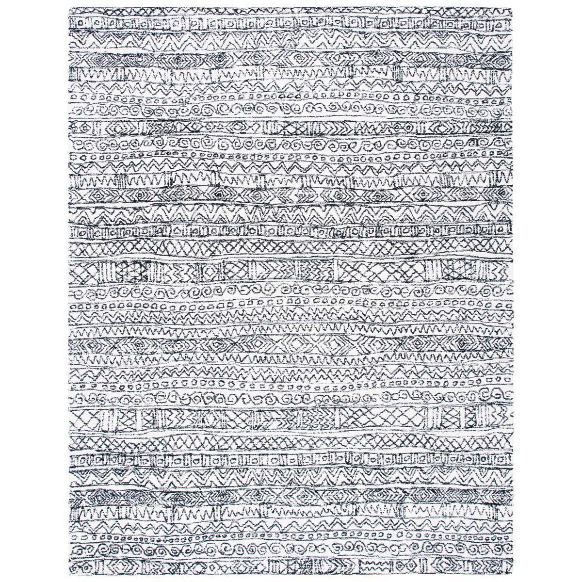 Safavieh Micro-Loop 228 Rug, MLP228 - Ivory / Black