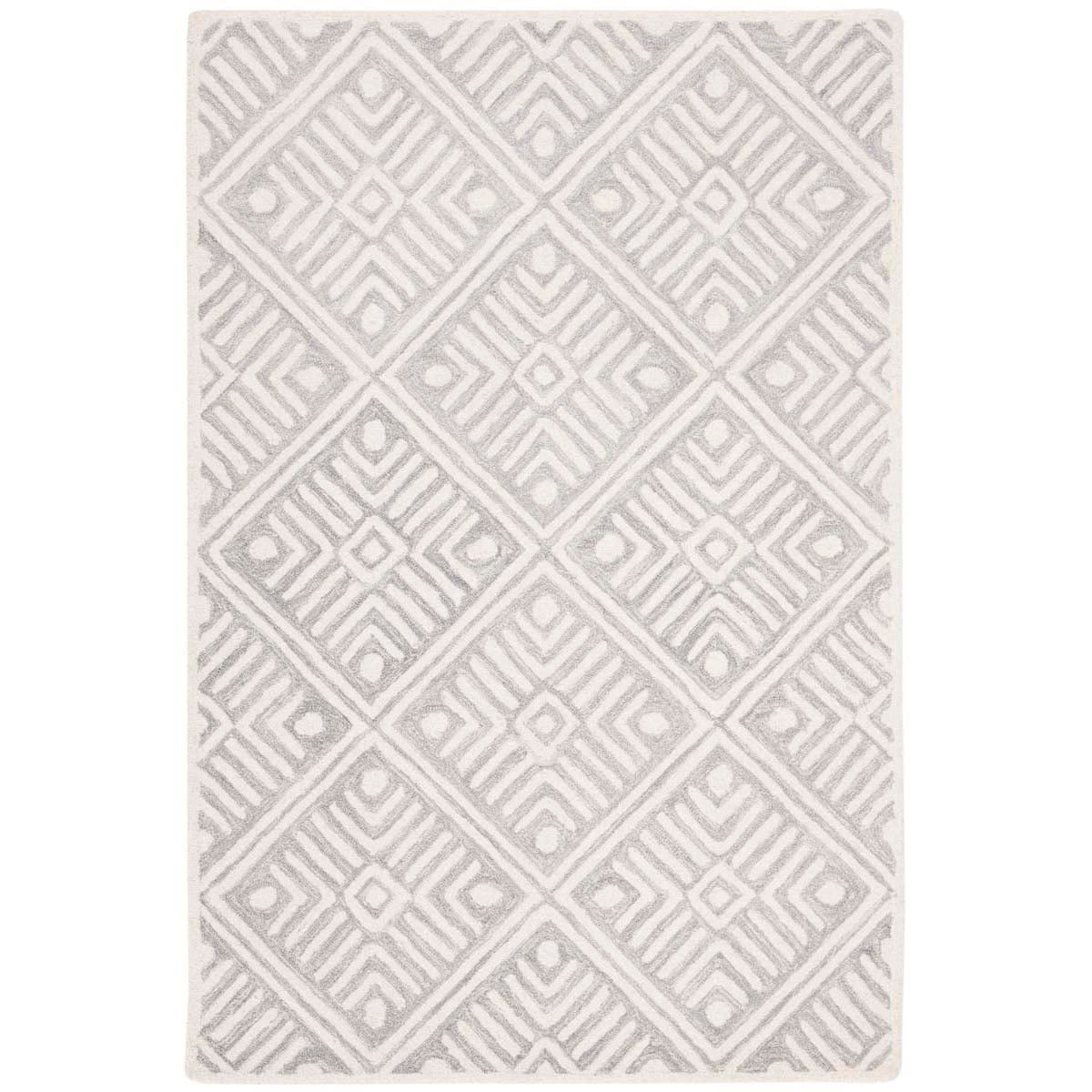Safavieh Micro-Loop 262 Rug, MLP262 - Grey / Ivory
