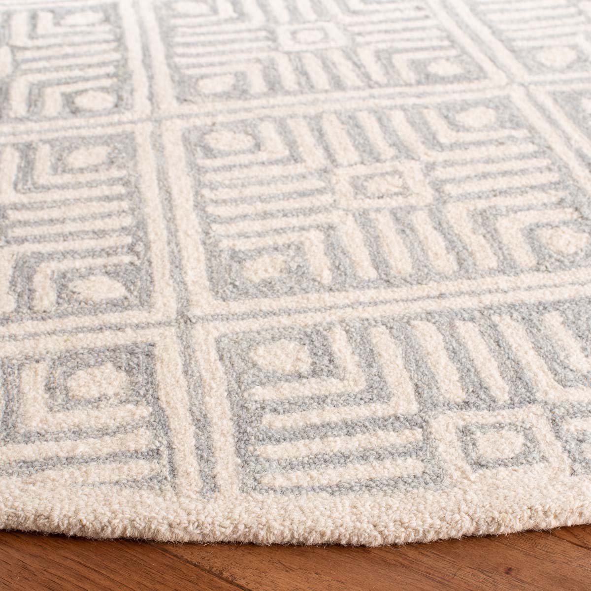 Safavieh Micro-Loop 262 Rug, MLP262 - Grey / Ivory