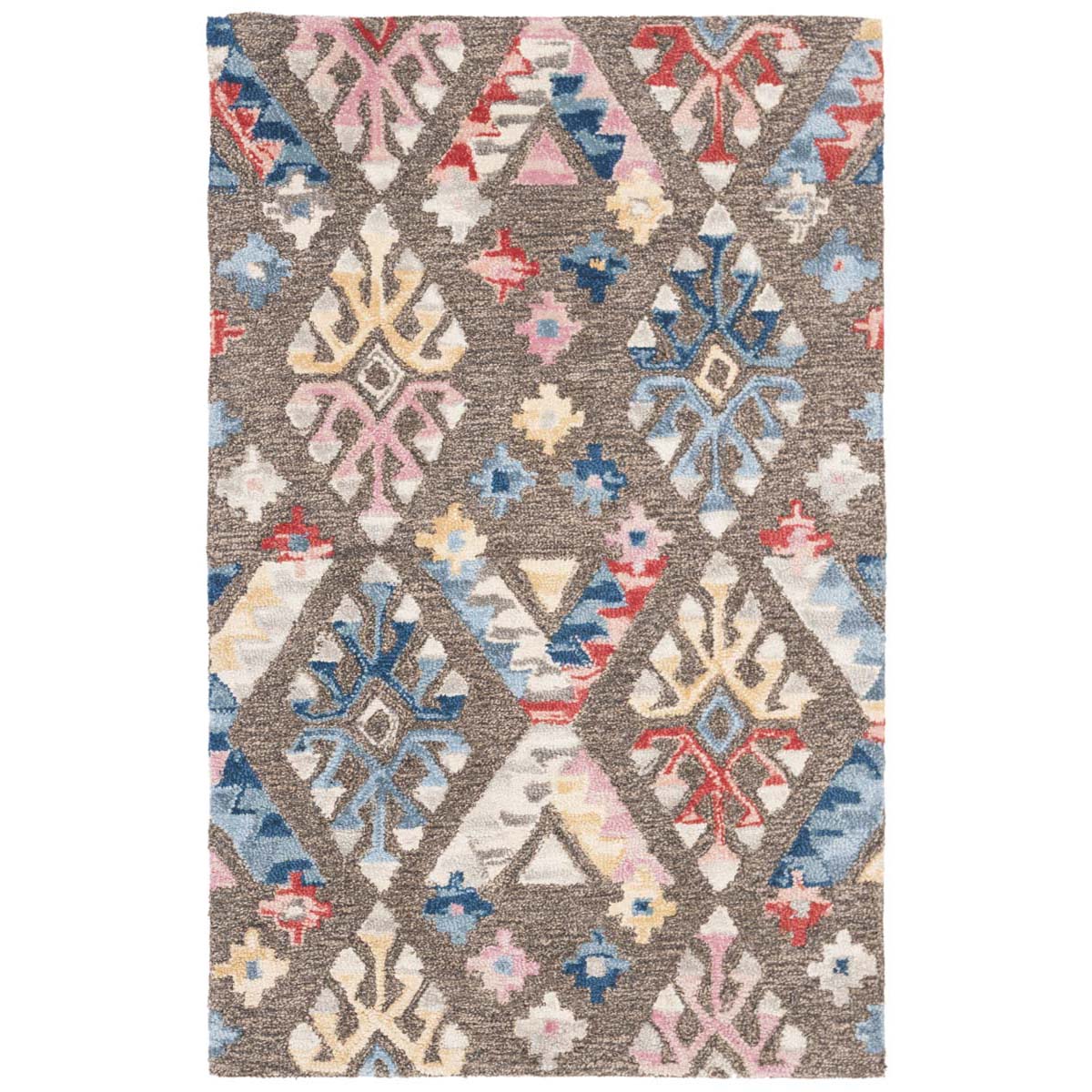 Safavieh Micro-Loop 351 Rug, MLP351 - Grey / Blue