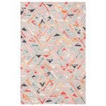 Safavieh Micro-Loop 352 Rug, MLP352 - Grey / Pink