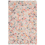 Safavieh Micro-Loop 352 Rug, MLP352 - Grey / Pink