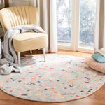 Safavieh Micro-Loop 352 Rug, MLP352 - Grey / Pink