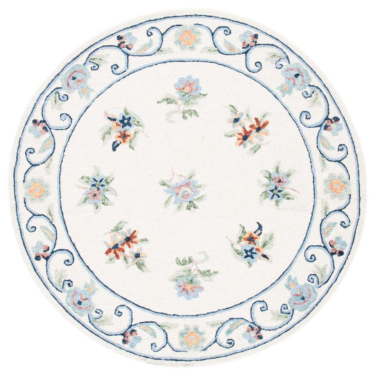 Safavieh Micro-Loop 376 Rug, MLP376 - Ivory / Grey