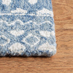 Safavieh Micro-Loop 502 Rug, MLP502 - Blue / Ivory