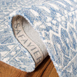 Safavieh Micro-Loop 502 Rug, MLP502 - Blue / Ivory