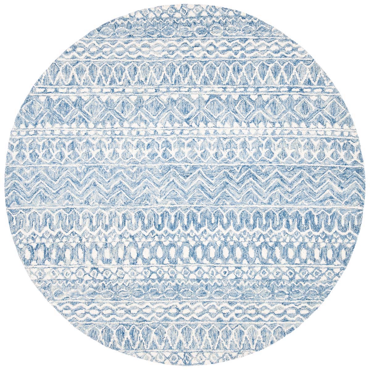 Safavieh Micro-Loop 502 Rug, MLP502 - Blue / Ivory