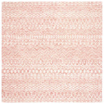 Safavieh Micro-Loop 502 Rug, MLP502 - Pink / Ivory