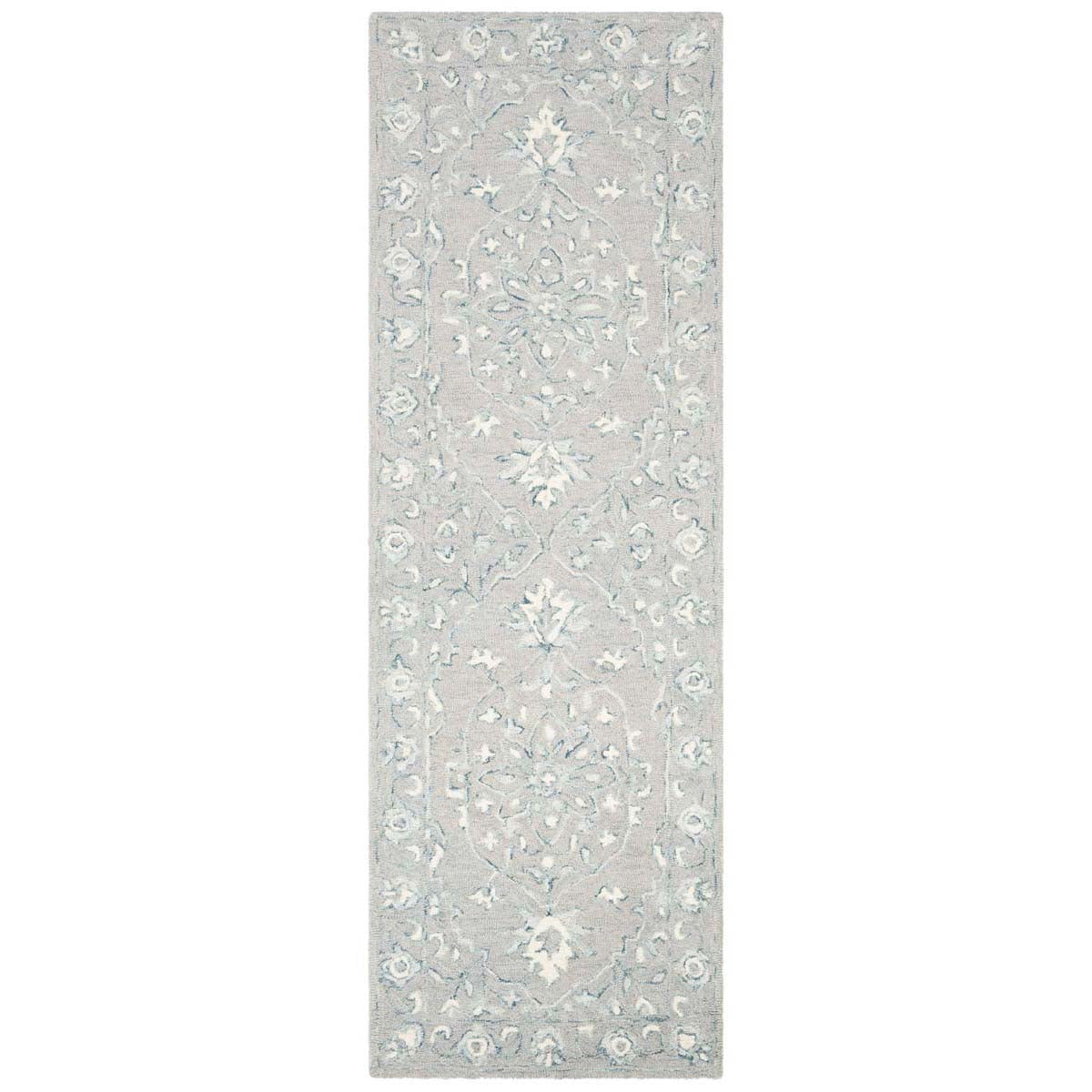 Safavieh Micro-Loop 504 Rug, MLP504 - Light Grey / Ivory