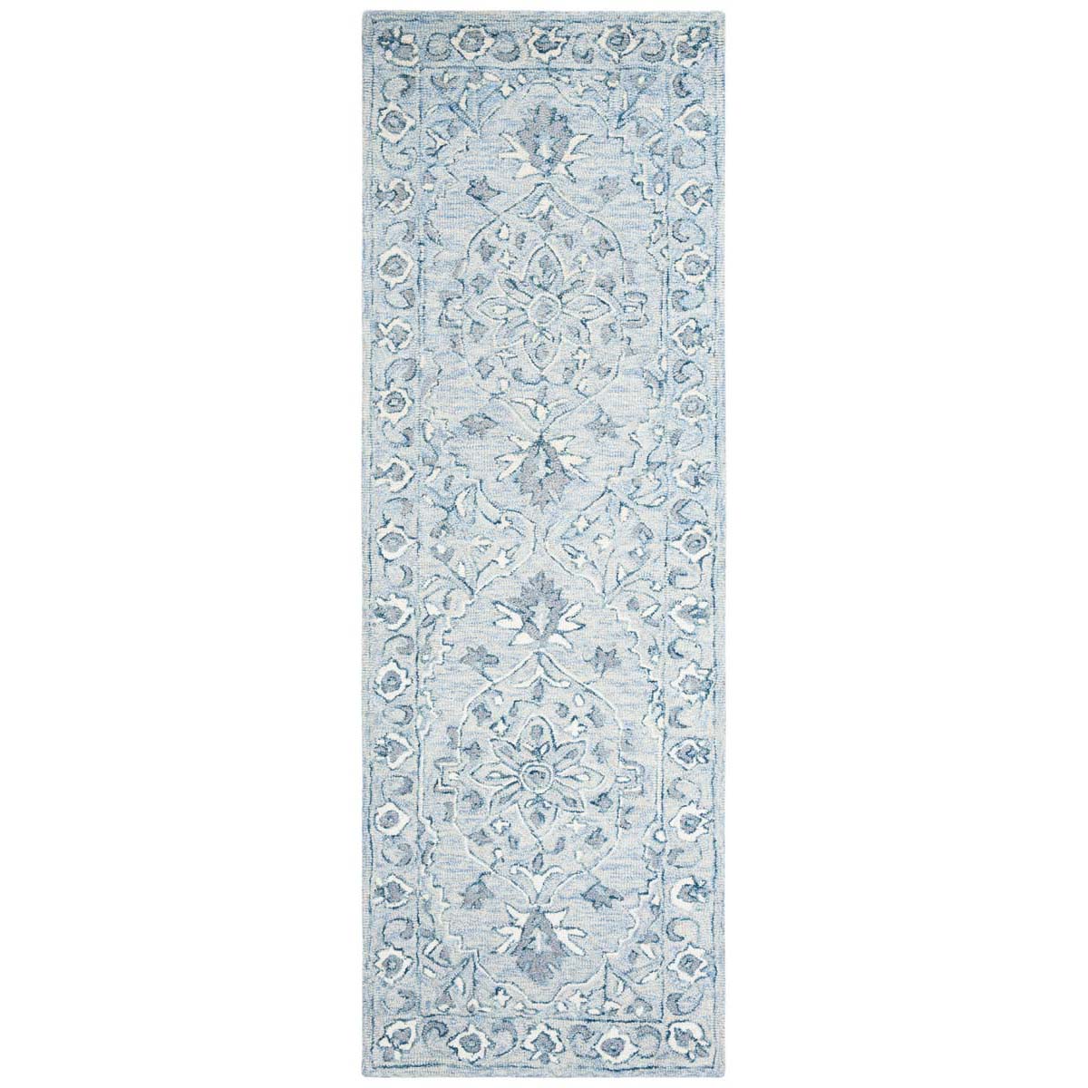 Safavieh Micro-Loop 504 Rug, MLP504 - Light Blue / Ivory