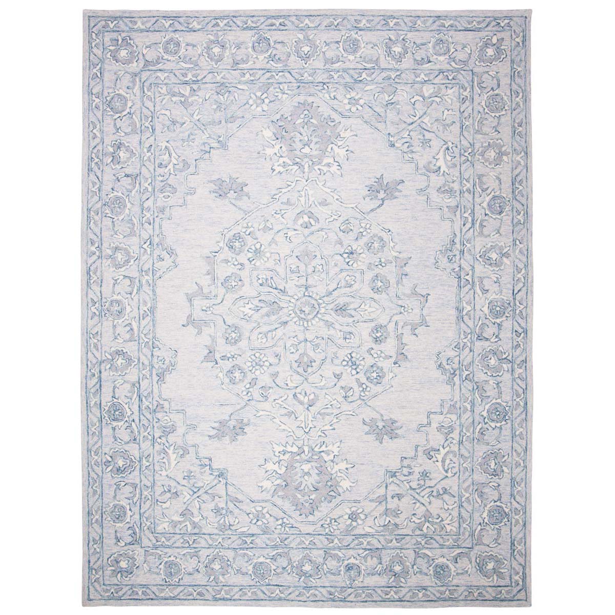 Safavieh Micro-Loop 504 Rug, MLP504 - Light Blue / Ivory