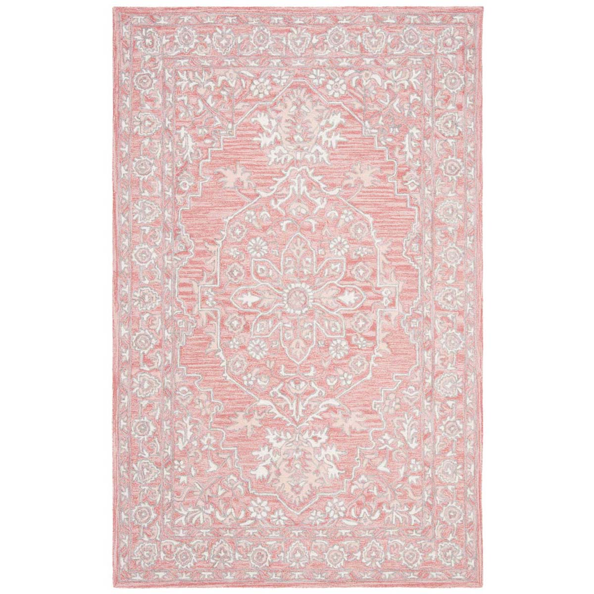 Safavieh Micro-Loop 504 Rug, MLP504 - Pink / Ivory