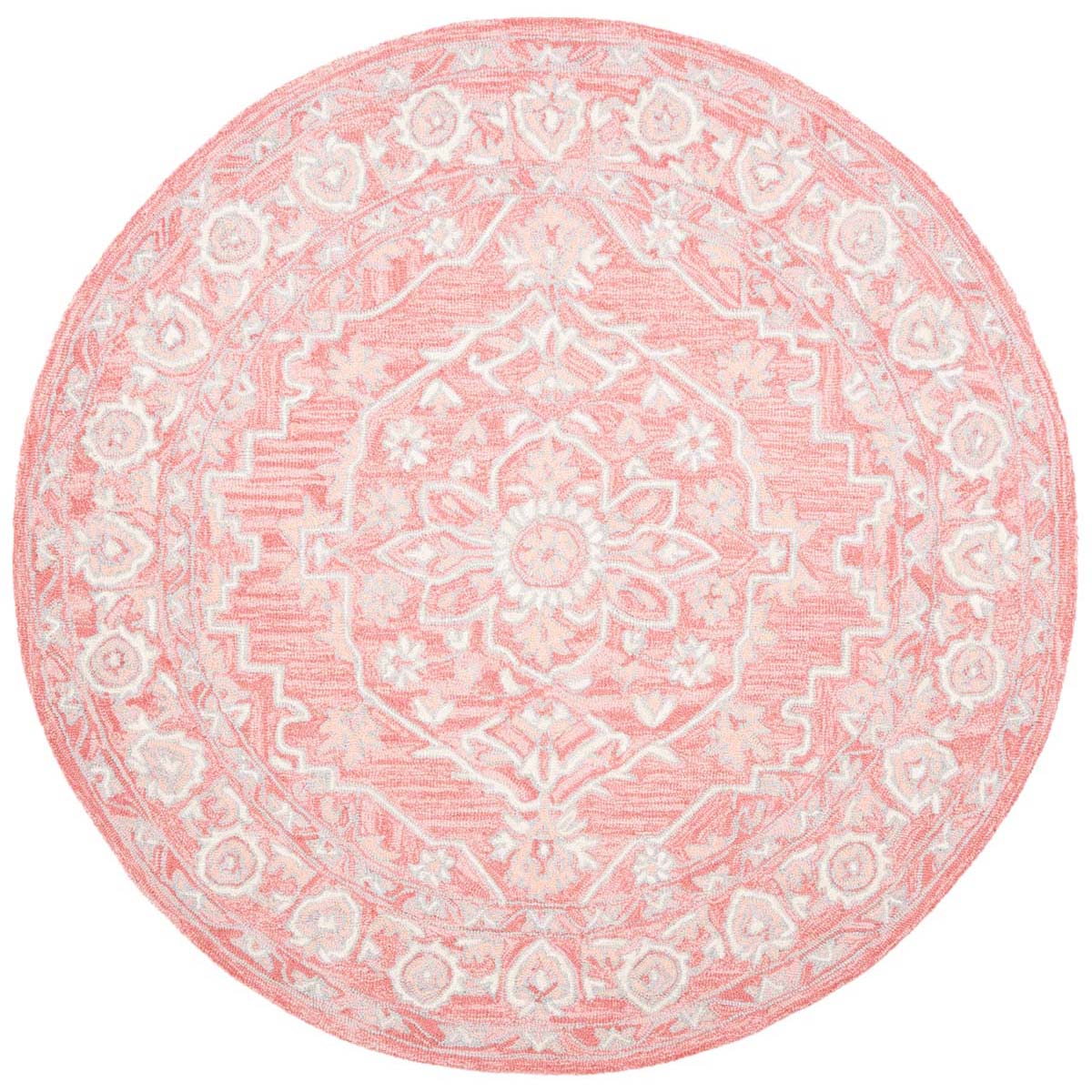 Safavieh Micro-Loop 504 Rug, MLP504 - Pink / Ivory