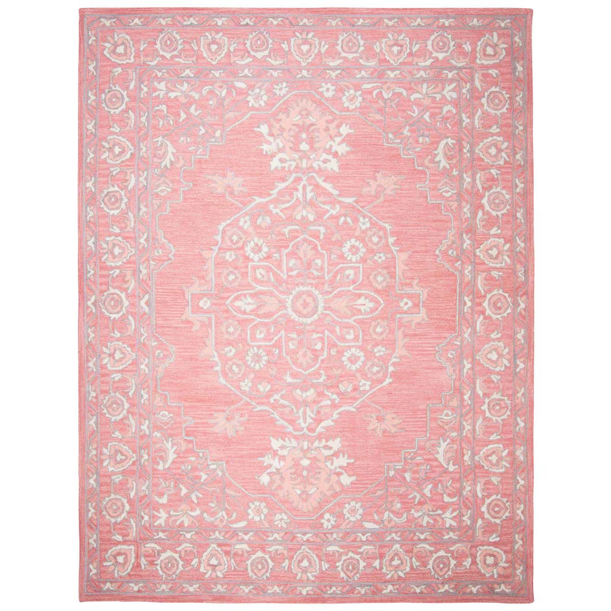 Safavieh Micro-Loop 504 Rug, MLP504 - Pink / Ivory