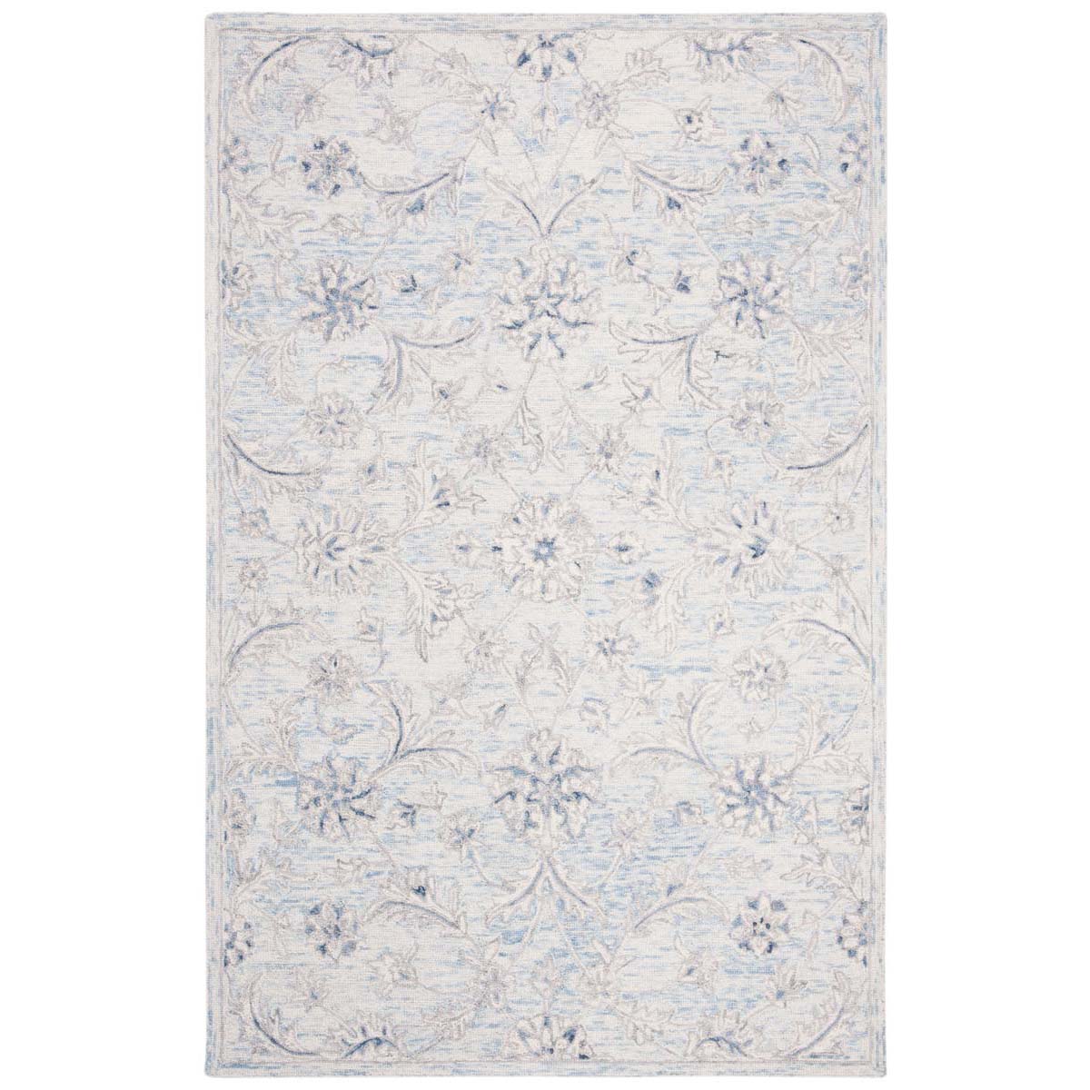 Safavieh Micro-Loop 506 Rug, MLP506 - Light Blue / Ivory