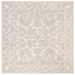 Safavieh Micro-Loop 507 Rug, MLP507 - Light Grey / Ivory