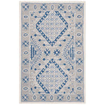 Safavieh Micro-Loop 511 Rug, MLP511 - Light Grey / Blue