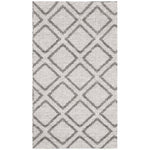 Safavieh Micro-Loop 514 Rug, MLP514 - Silver / Dark Grey