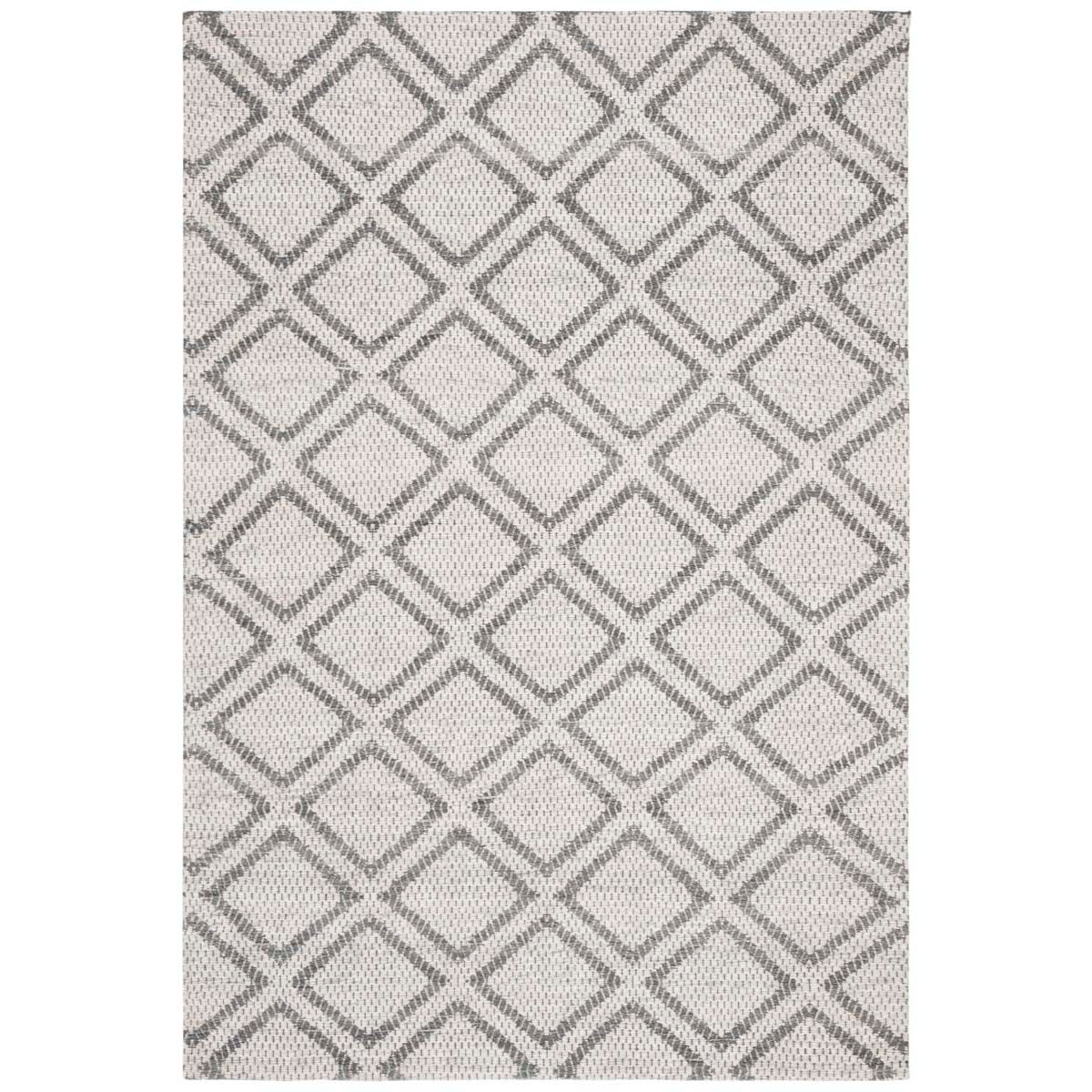 Safavieh Micro-Loop 514 Rug, MLP514 - Silver / Dark Grey