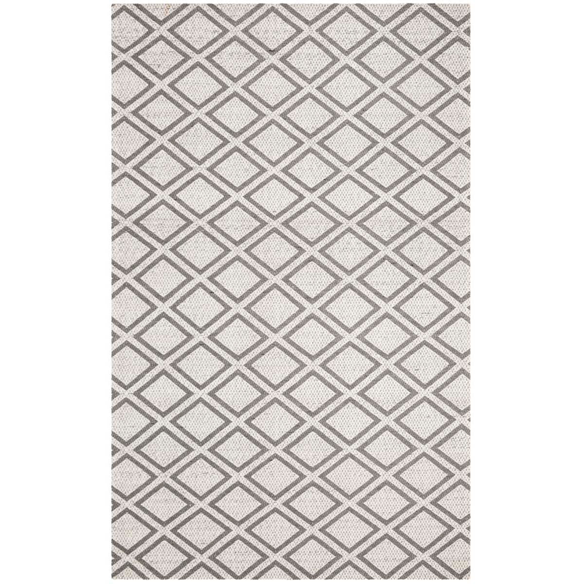 Safavieh Micro-Loop 514 Rug, MLP514 - Silver / Dark Grey