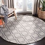 Safavieh Micro-Loop 514 Rug, MLP514 - Silver / Dark Grey