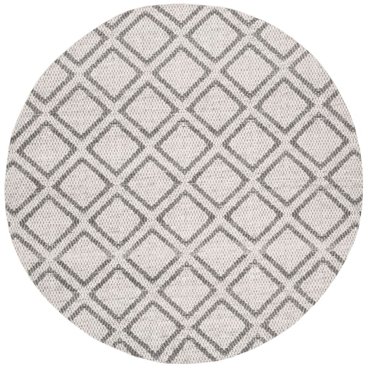 Safavieh Micro-Loop 514 Rug, MLP514 - Silver / Dark Grey