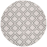 Safavieh Micro-Loop 514 Rug, MLP514 - Silver / Dark Grey