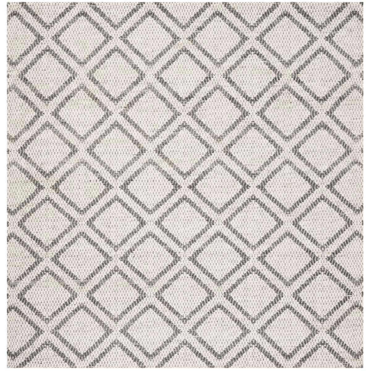 Safavieh Micro-Loop 514 Rug, MLP514 - Silver / Dark Grey