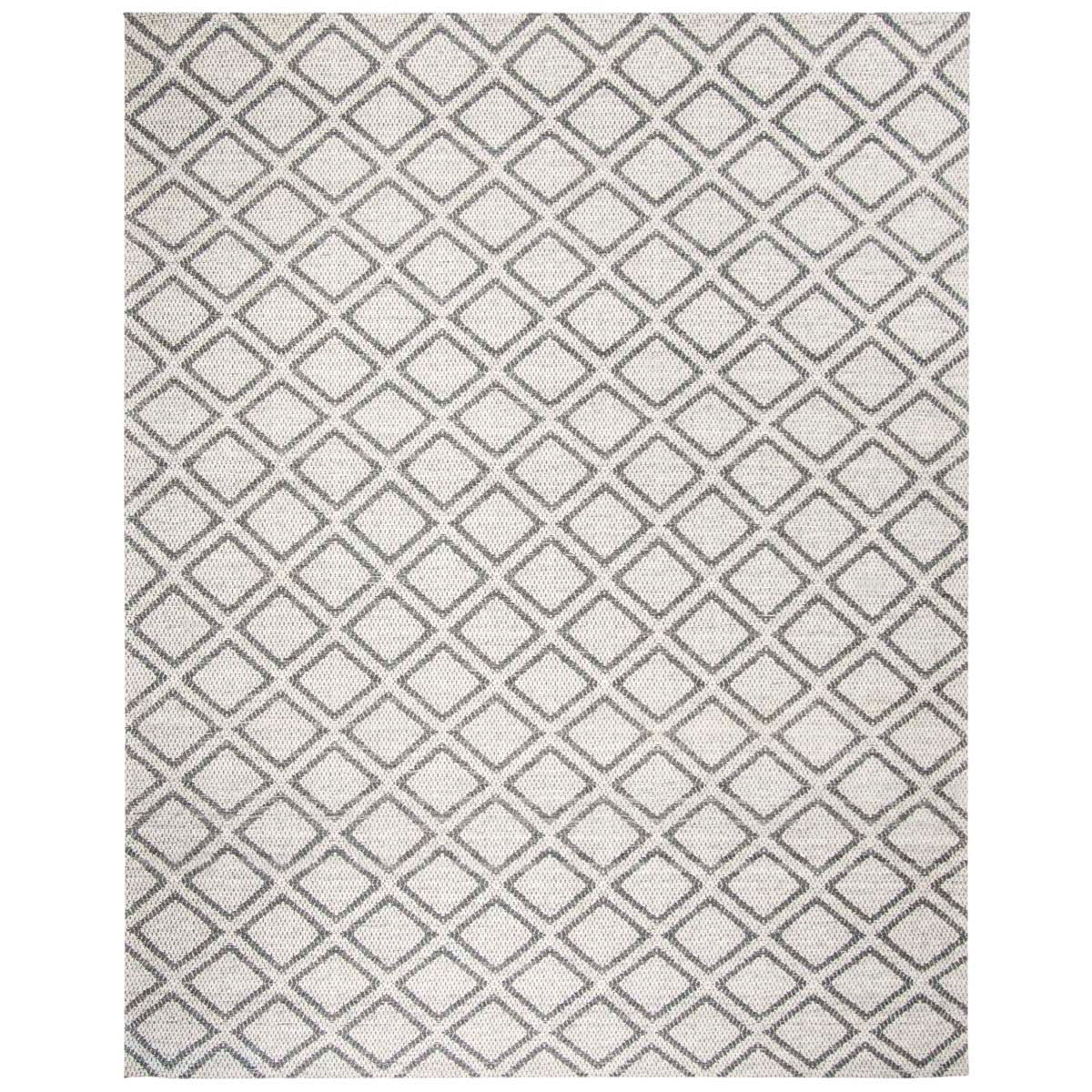 Safavieh Micro-Loop 514 Rug, MLP514 - Silver / Dark Grey