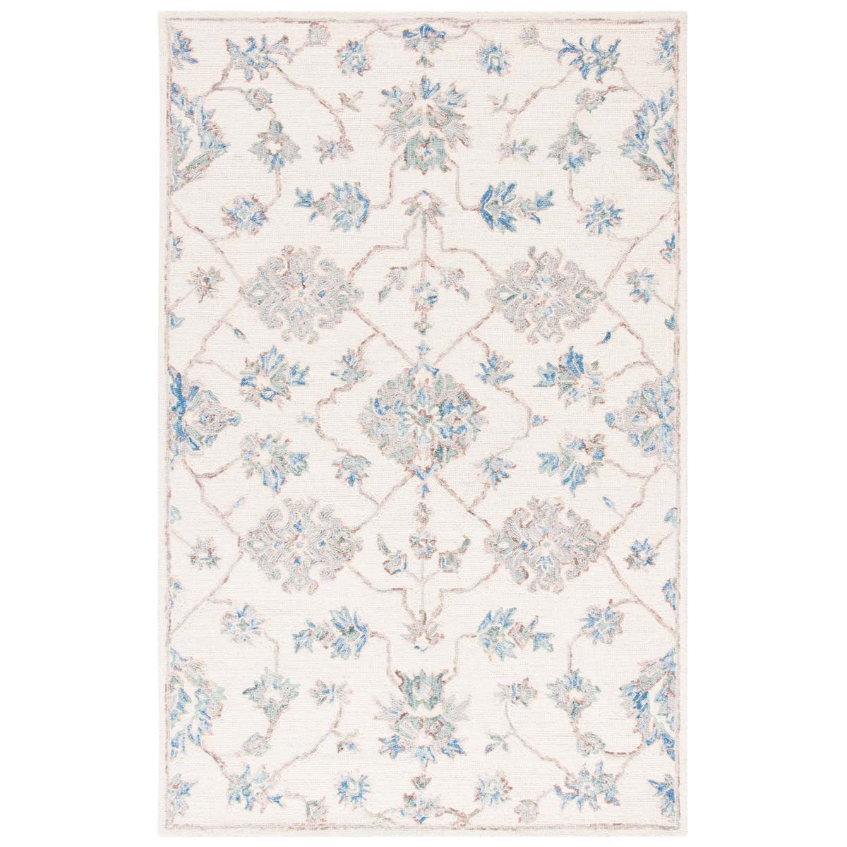 Safavieh Micro-Loop 534 Rug, MLP534 - Ivory / Grey