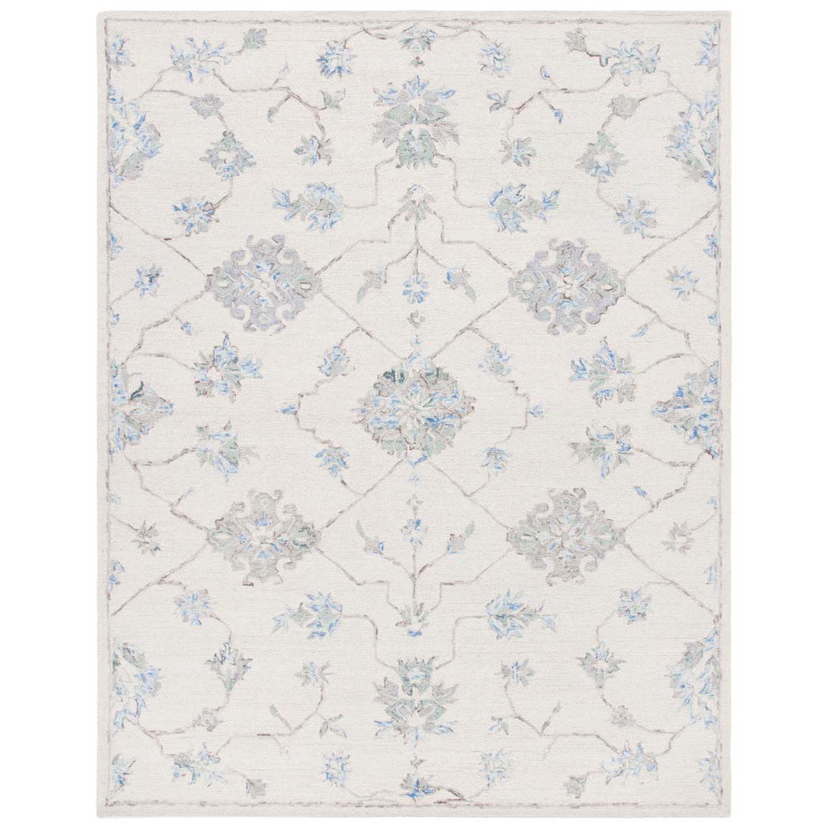 Safavieh Micro-Loop 534 Rug, MLP534 - Ivory / Grey