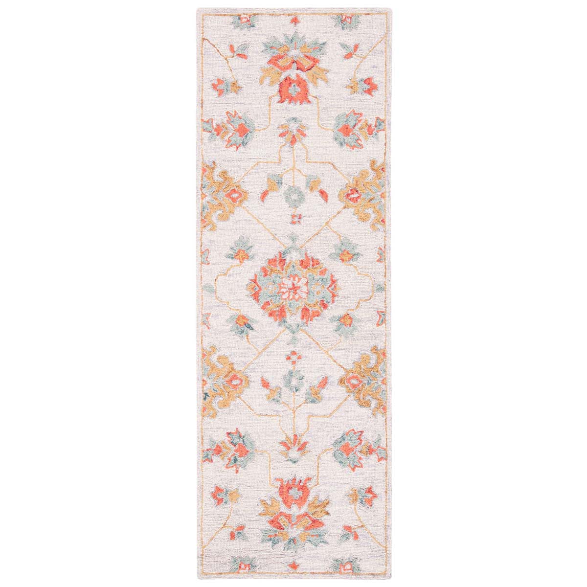 Safavieh Micro-Loop 534 Rug, MLP534 - Silver / Red