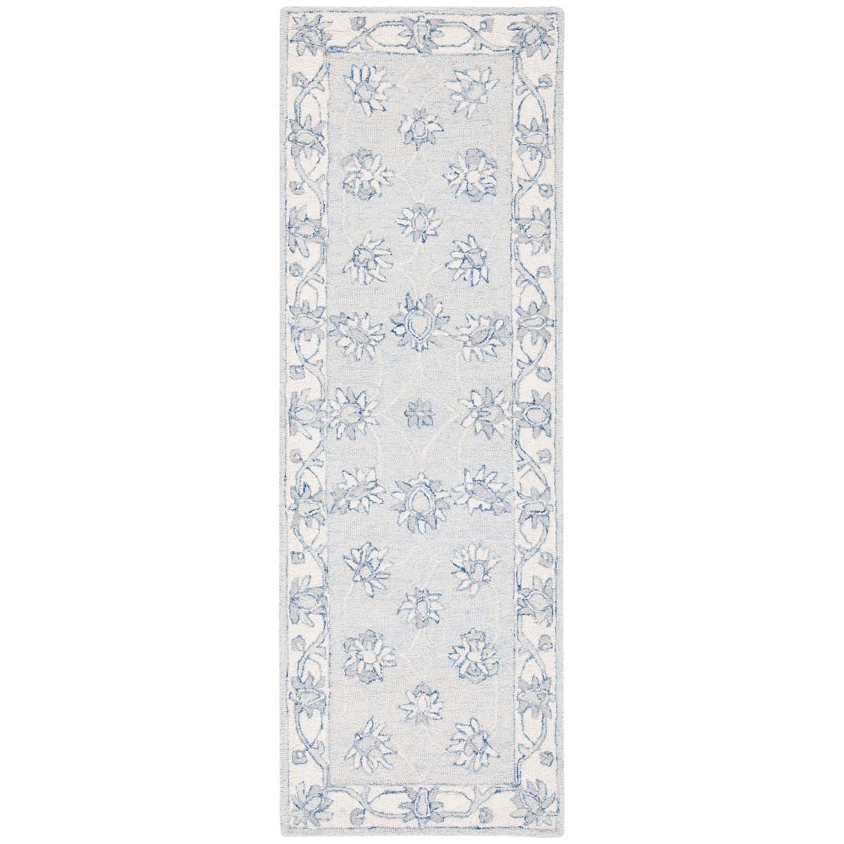 Safavieh Micro-Loop 536 Rug, MLP536 - Light Blue / Ivory