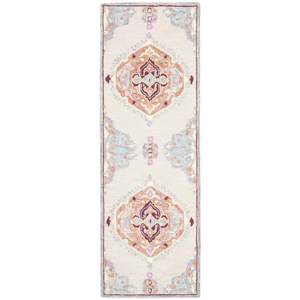 Safavieh Micro-Loop 551 Rug, MLP551 - Beige / Orange