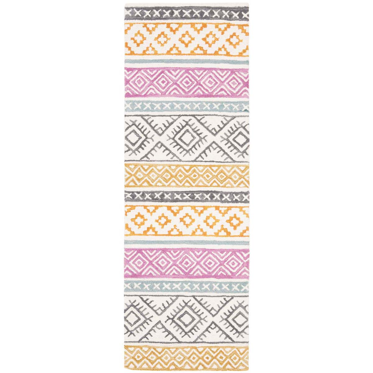 Safavieh Micro-Loop 552 Rug, MLP552 - Ivory / Rust