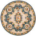 Safavieh Micro-Loop 601 Rug, MLP601 - Cream / Blue