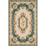 Safavieh Micro-Loop 601 Rug, MLP601 - Cream / Blue