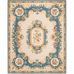 Safavieh Micro-Loop 601 Rug, MLP601 - Cream / Blue