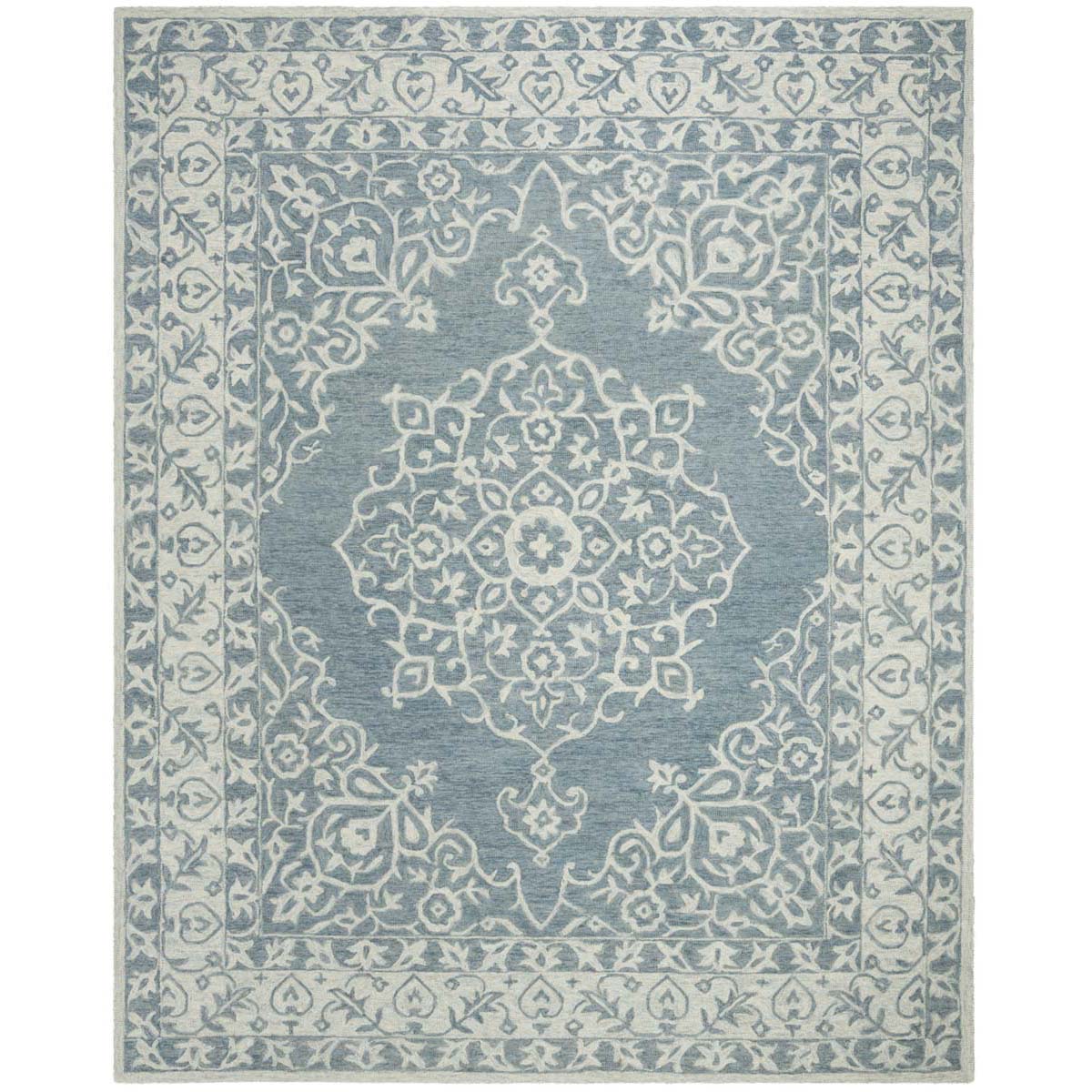 Safavieh Micro-Loop 604 Rug, MLP604 - Blue / Light Blue