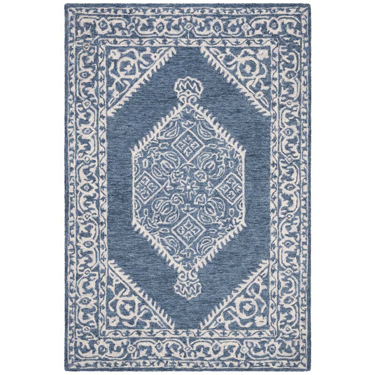 Safavieh Micro-Loop 605 Rug, MLP605 - Blue / Ivory