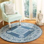 Safavieh Micro-Loop 605 Rug, MLP605 - Blue / Ivory