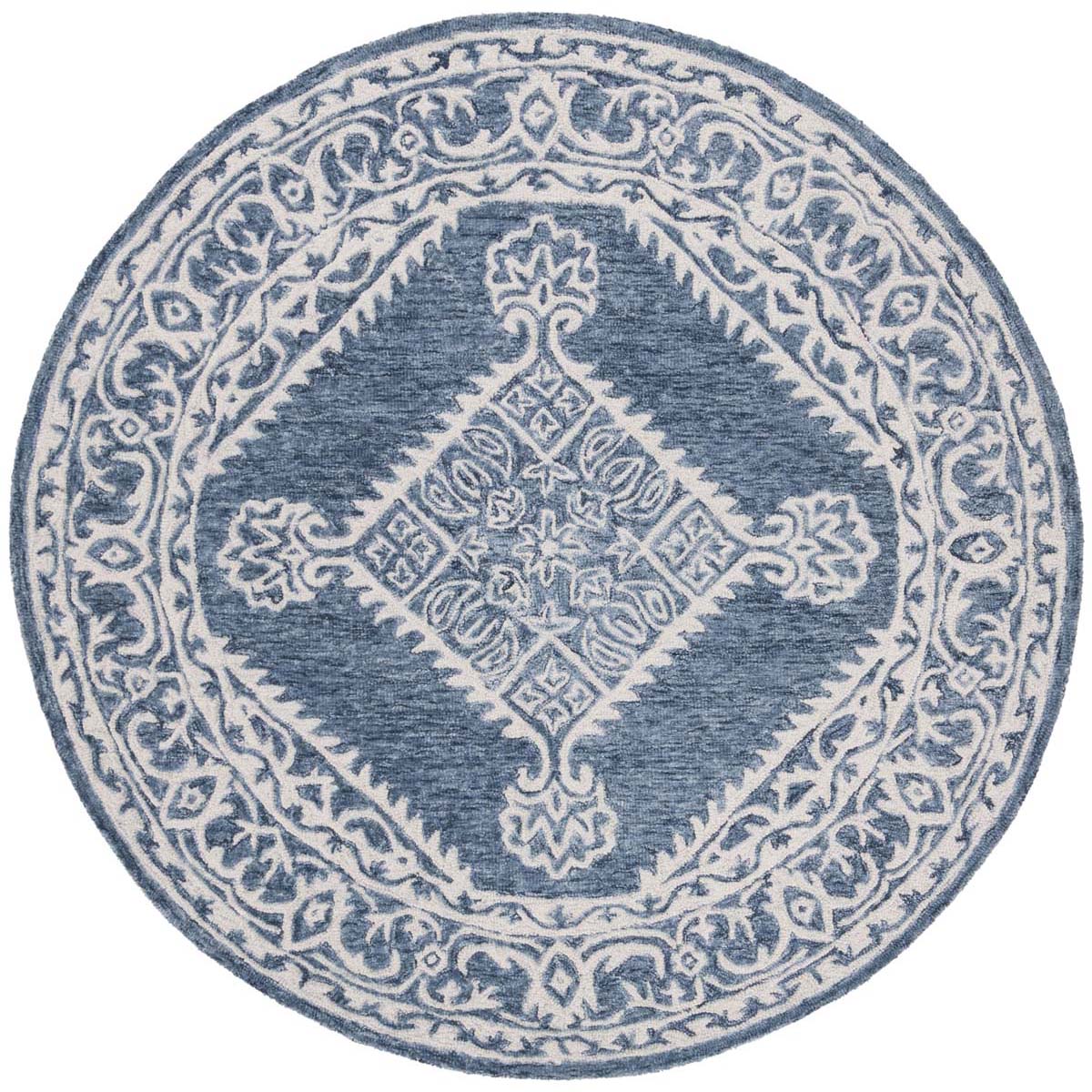 Safavieh Micro-Loop 605 Rug, MLP605 - Blue / Ivory