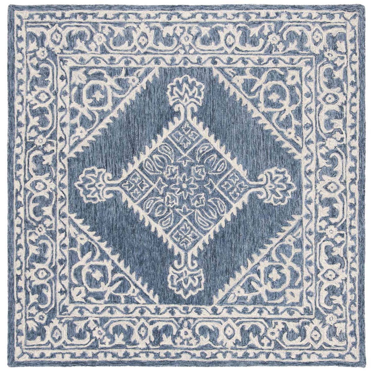 Safavieh Micro-Loop 605 Rug, MLP605 - Blue / Ivory