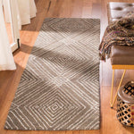 Safavieh Micro-Loop 608 Rug, MLP608 - Dark Grey / Ivory