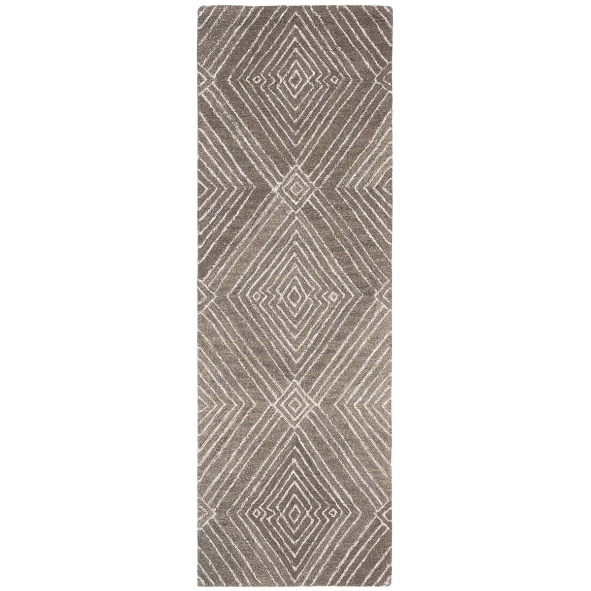 Safavieh Micro-Loop 608 Rug, MLP608 - Dark Grey / Ivory