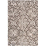 Safavieh Micro-Loop 608 Rug, MLP608 - Dark Grey / Ivory