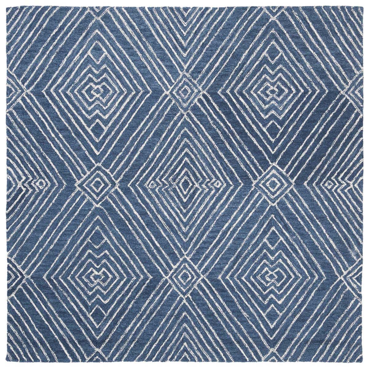 Safavieh Micro-Loop 608 Rug, MLP608 - Navy / Ivory