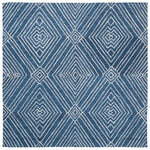 Safavieh Micro-Loop 608 Rug, MLP608 - Navy / Ivory