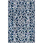 Safavieh Micro-Loop 608 Rug, MLP608 - Navy / Ivory